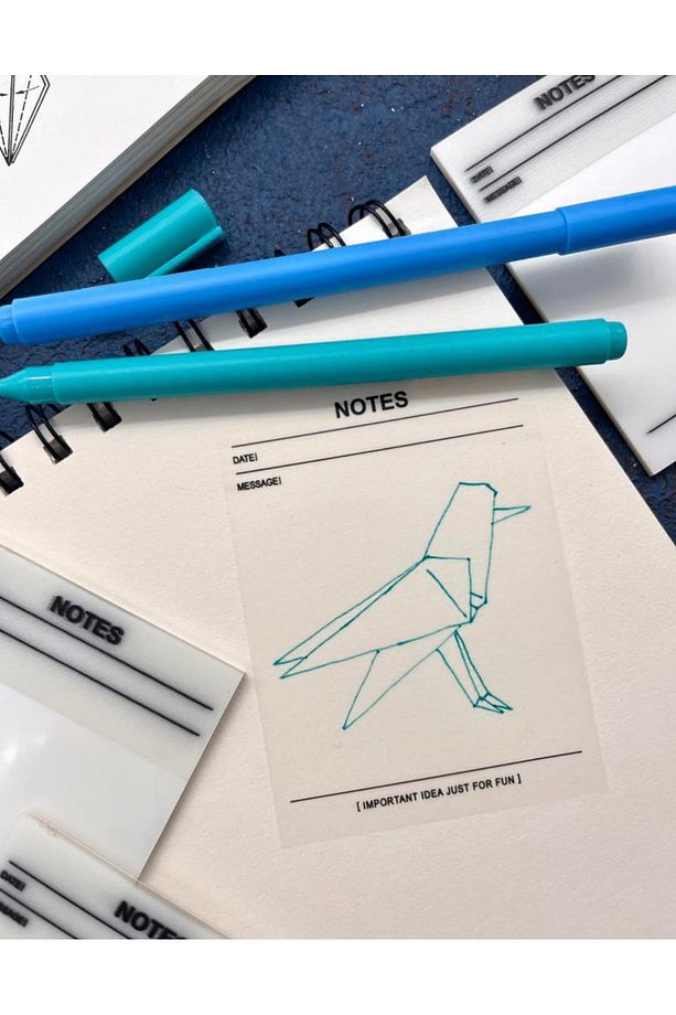 Soft Notes Şeffaf Post-it / Transparan Sticky Note / Sticky Note / Bullet Journal - 5