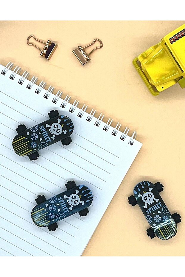 Black Skateboard Eraser