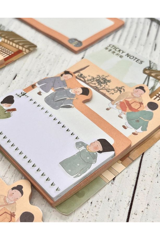 3 Parça Farklı Boyutlarda Turuncu Sticky Note Set / Post-it / Bloknot / Not Kağıdı - 5
