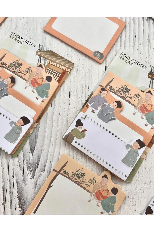 3 Parça Farklı Boyutlarda Turuncu Sticky Note Set / Post-it / Bloknot / Not Kağıdı - 4