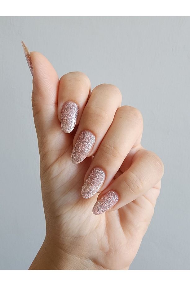 Glitter Simli Oje Açık Pembe No:11 - 3