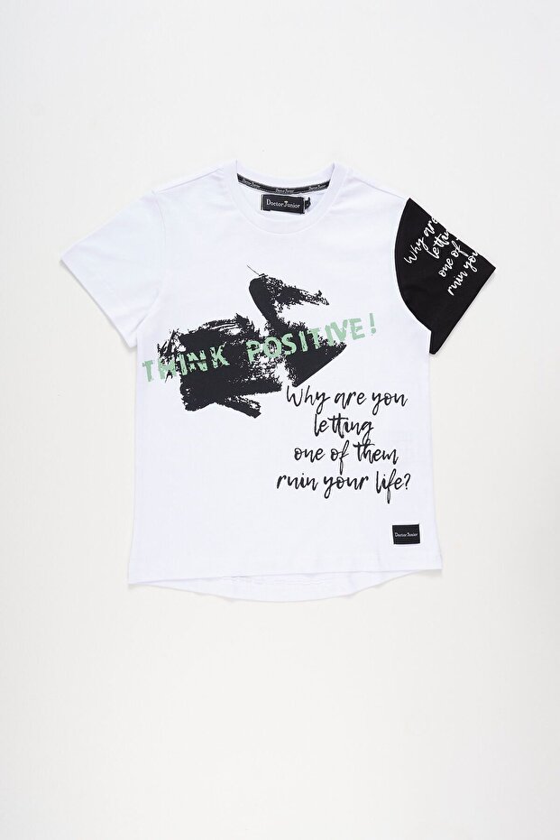 Μπλουζάκι Basic White Boy - 1