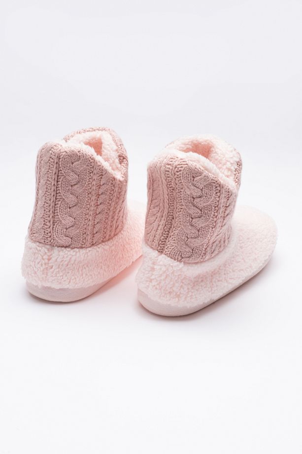 Rose Fuzzy Knit Bot - 4