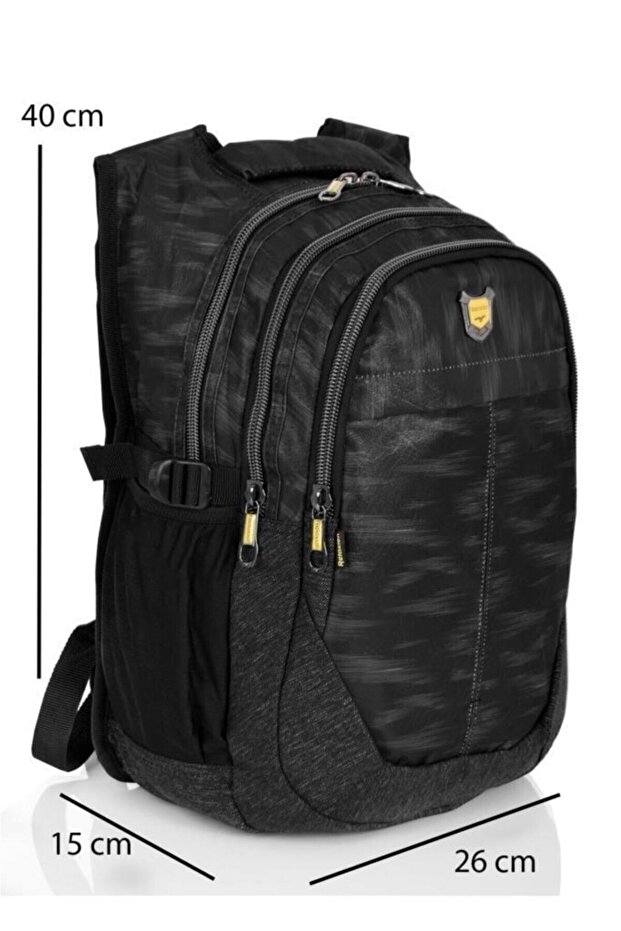 Gray Patterned Backpack 2235 Relaxion - 2