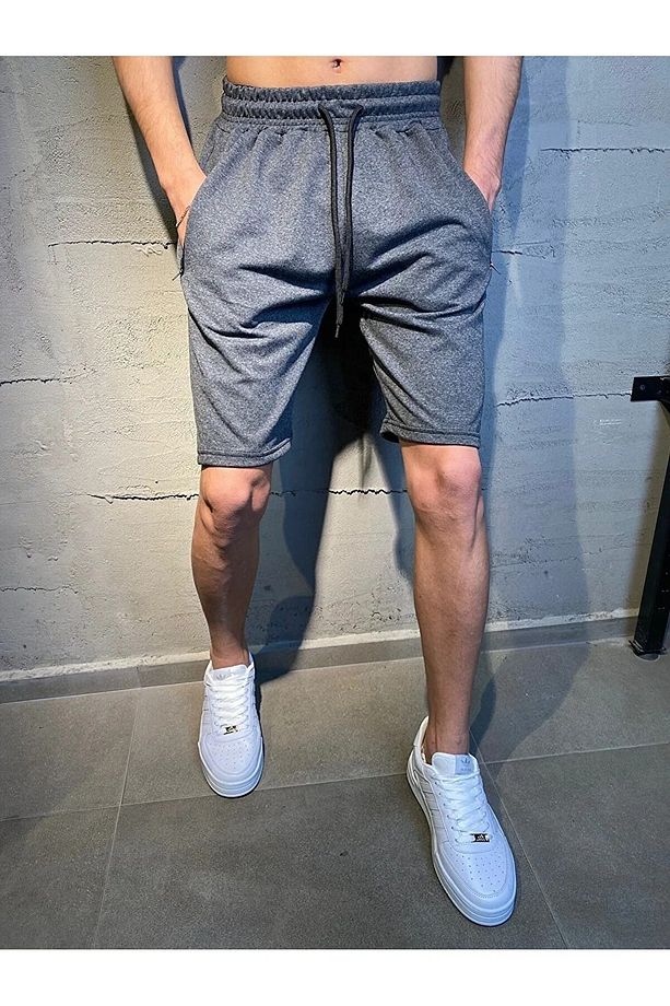 Erkek Life Comfy Bel Lastikli Cep Fermuarlı Şort - 4