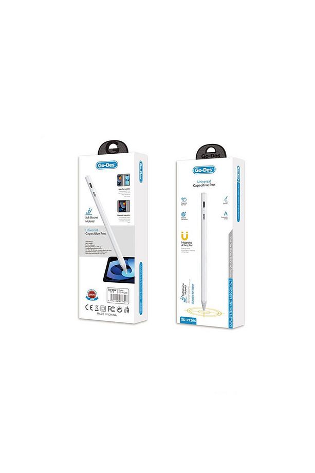 Avuç İçi Reddi Özellikli Palm-Rejection Çizim Kalemi Go Des GD-P1206 Magnetik Universal Stylus Kalem - 3