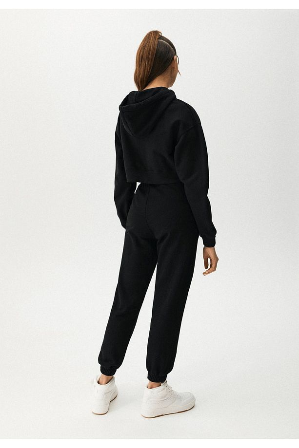 Rahat Kalıp Cepli Basic Jogger Eşofman Altı - 4