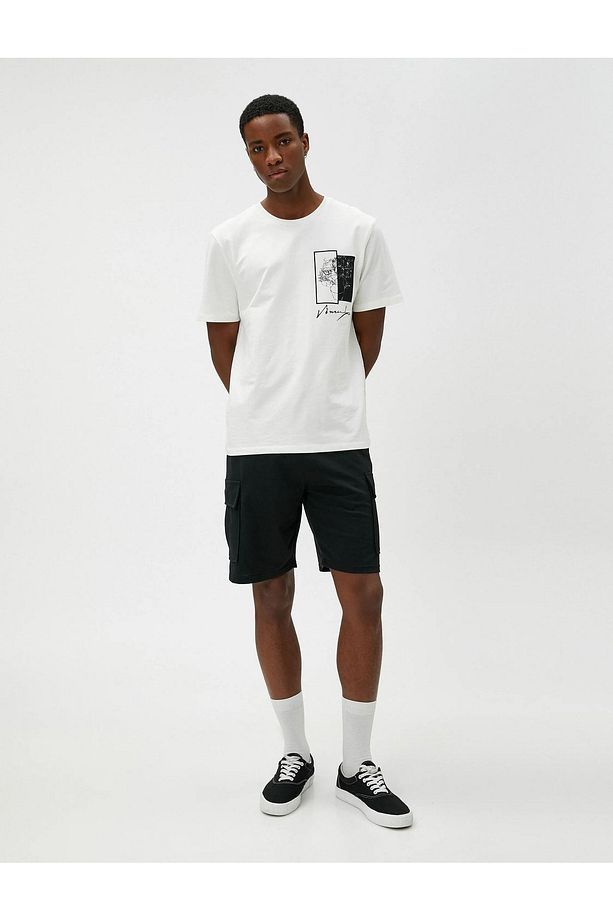 Multi Pocket Bel Lastikli Bağcıklı Oversize Normal Boy Erkek Şort (RAHAT KALIP) - 3