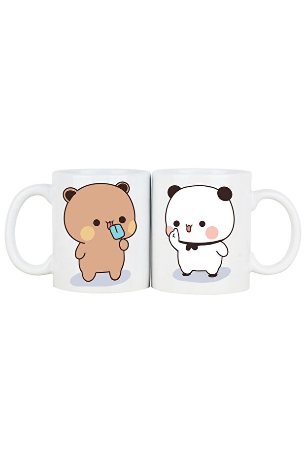 Bubu Dudu "Eating Ice Cream" Coffee Cup Gift Special Edition (DOUBLE) Porcelain