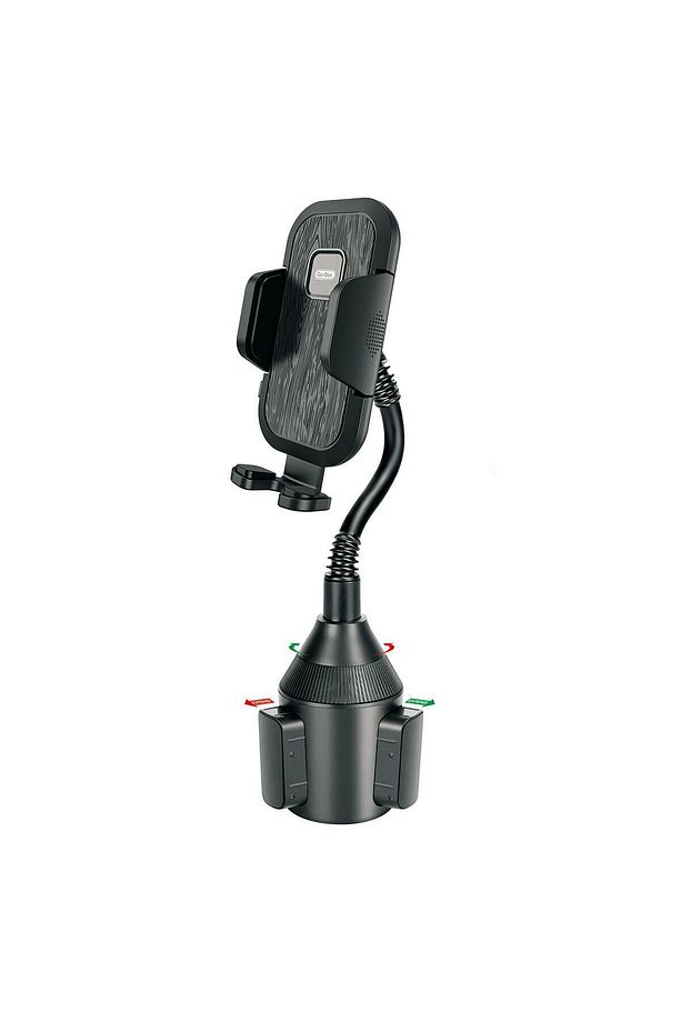 Araç İçi Bardaklık Girişi Telefon Tutucu Go Des GD-HD766 Güçlü Tutuş 360 Derece Dönebilen Başlık - 1
