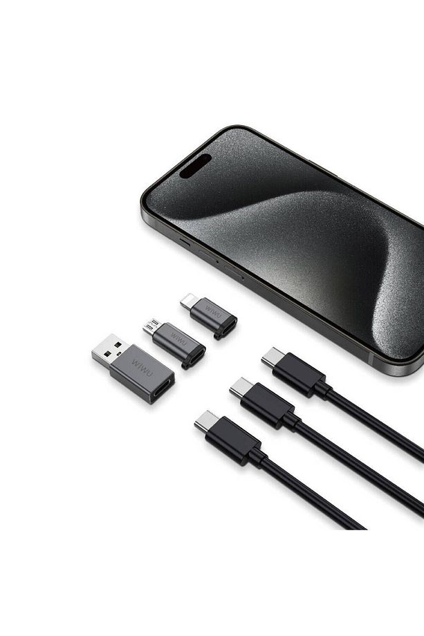 Wi-C031 Concise Serisi 3in1 Type-C to USB-A&Type-C&Lightning Adaptör Paketi - 2