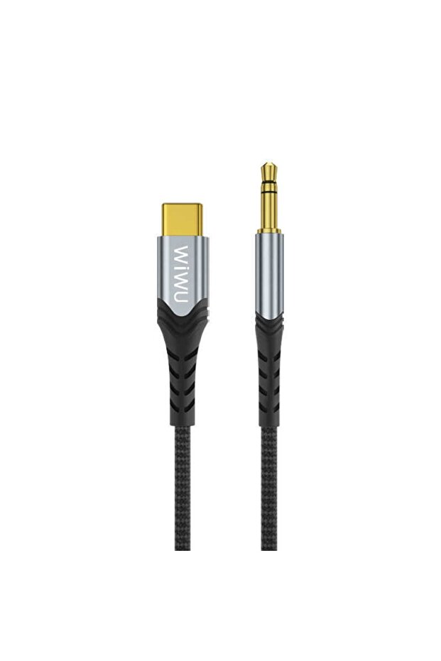 Yp03 Type-c Aux Kablo 3.5 Mm Ses Kablosu 150 Cm Tak & Çalıştır Sağlam Naylon Örgü - 1