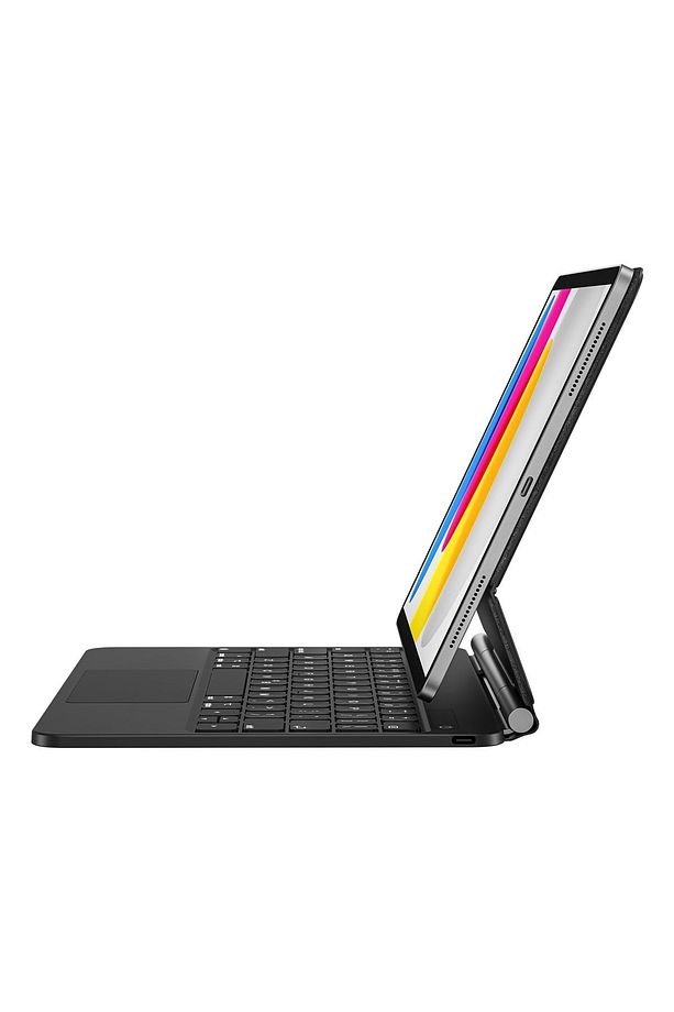 iPad 10. Nesil 10.9inç Magic Klavye Keyboard Magnetik Touchpad Q Akıllı Işıklı Klavyeli Kılıf - 2