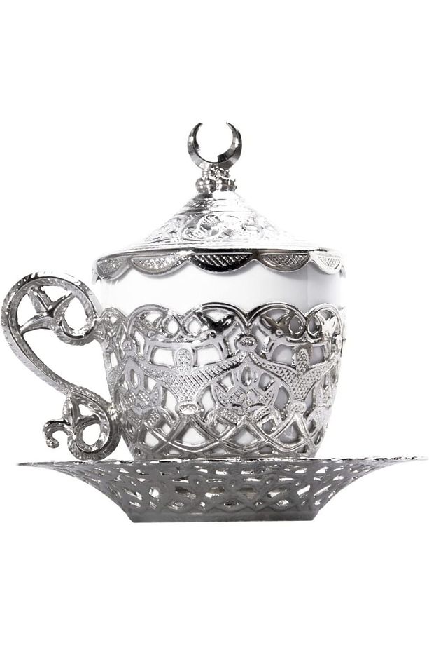 Kahve Fincanı Türk Yunan Arap Kahvesi Espresso Fincanı Tabağı (1 Adet) - 3