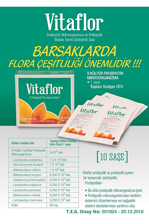 Vitaflor Probiyotik 10 Şase - 2