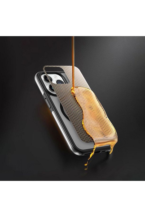 iPhone 15 Pro Uyumlu Kılıf Wiwu ZKK-012 Magsafe Şarj Özellikli Air Cushion Kapak Siyah - 5