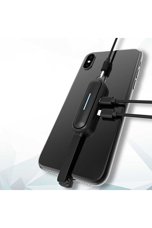 Lt06 3 In 1 Lightning 3.5 Mm Aux Kulaklık Ve Şarj Dönüştürücü L Tasarım Ses Adaptörü - 4