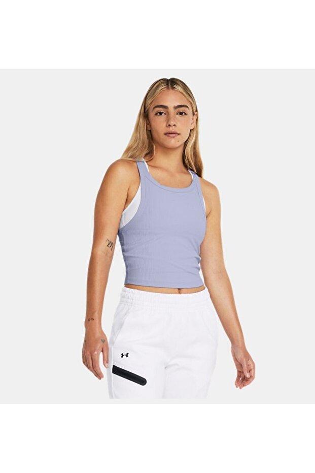 Women's Meridian Rib Crop Tank Top 1384008 -539