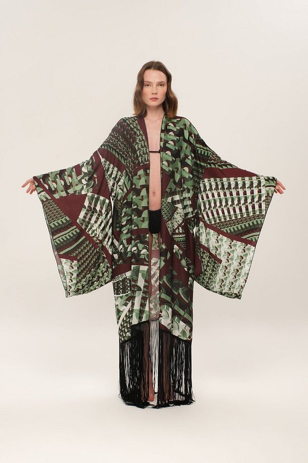 Et Iconıc Desıgn Babylon Püsküllü Kaftan - 9