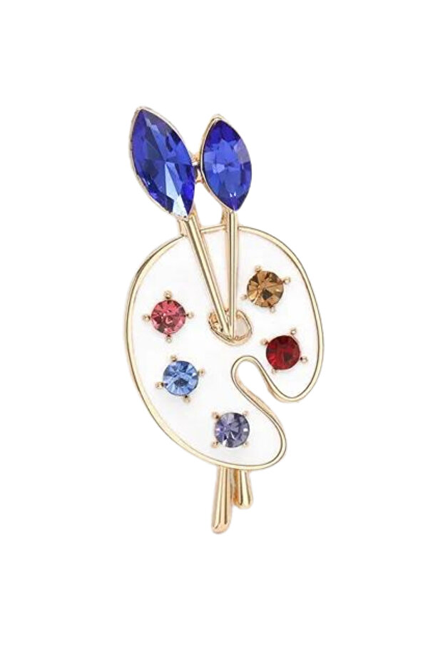 Palet Broş Yaka İğnesi - 2