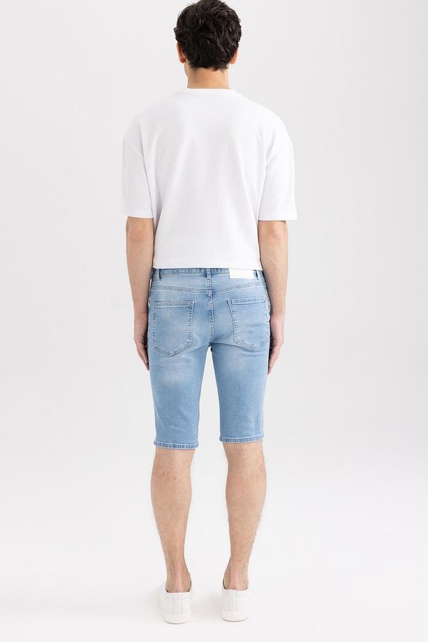 Slim Fit Jean Bermuda Şort A6430ax23sm - 6