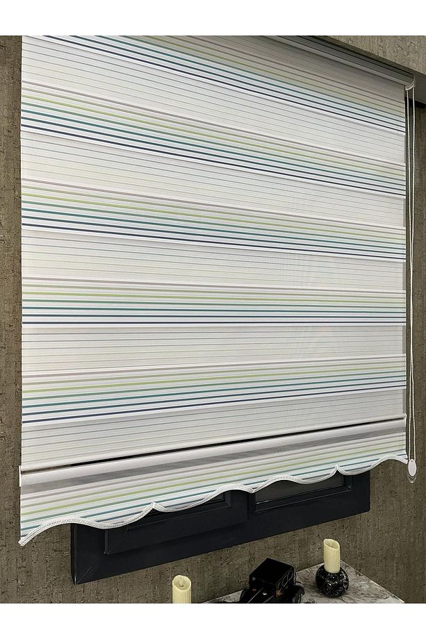 Vp10674.v04 Renk Geçişli Zebra Ve Stor Perde Etek Dilimli - 4