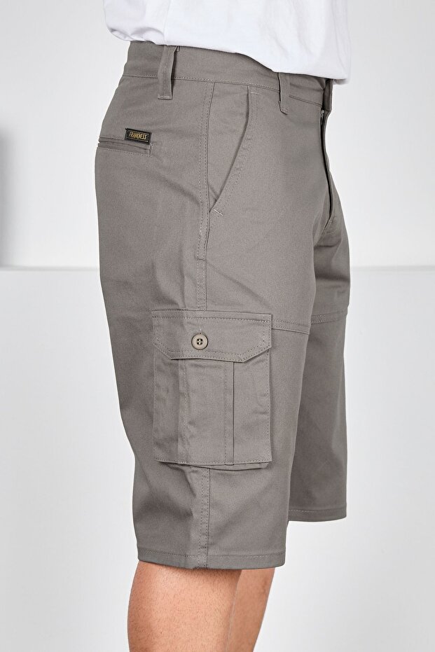 Erkek Şort Kargo Cepli - 3