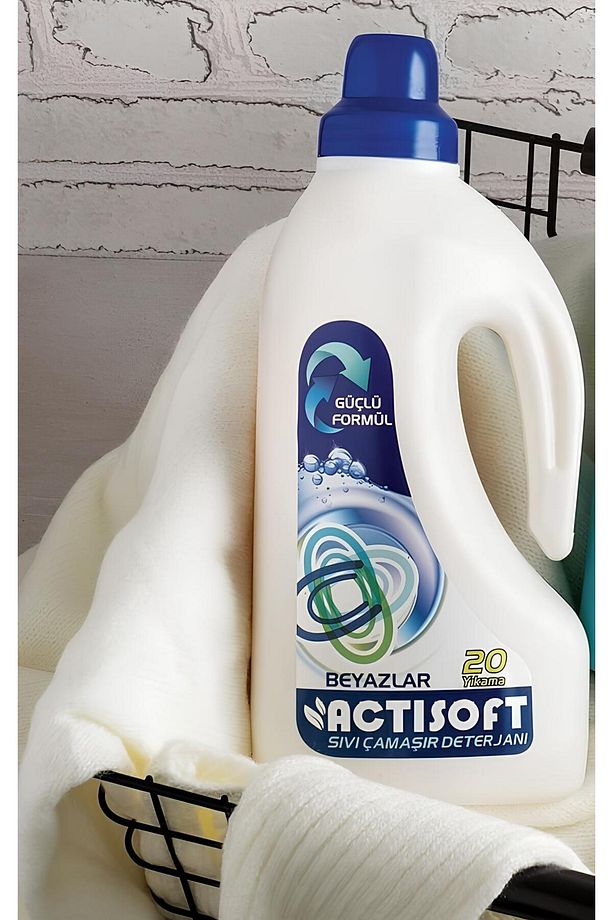 Beyazlar ve renkliler için sıvı çamaşır deterjanı 1500ml X 4 adet - 4
