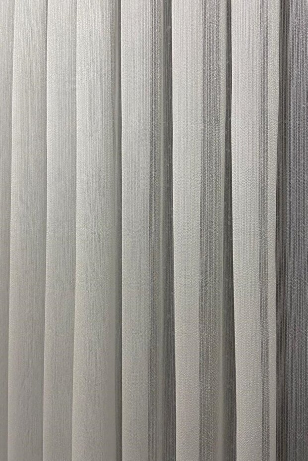 Volper Vp502 1stQuality Frosted Floor Tulle Curtain 1/2,5 Pleat Ecru