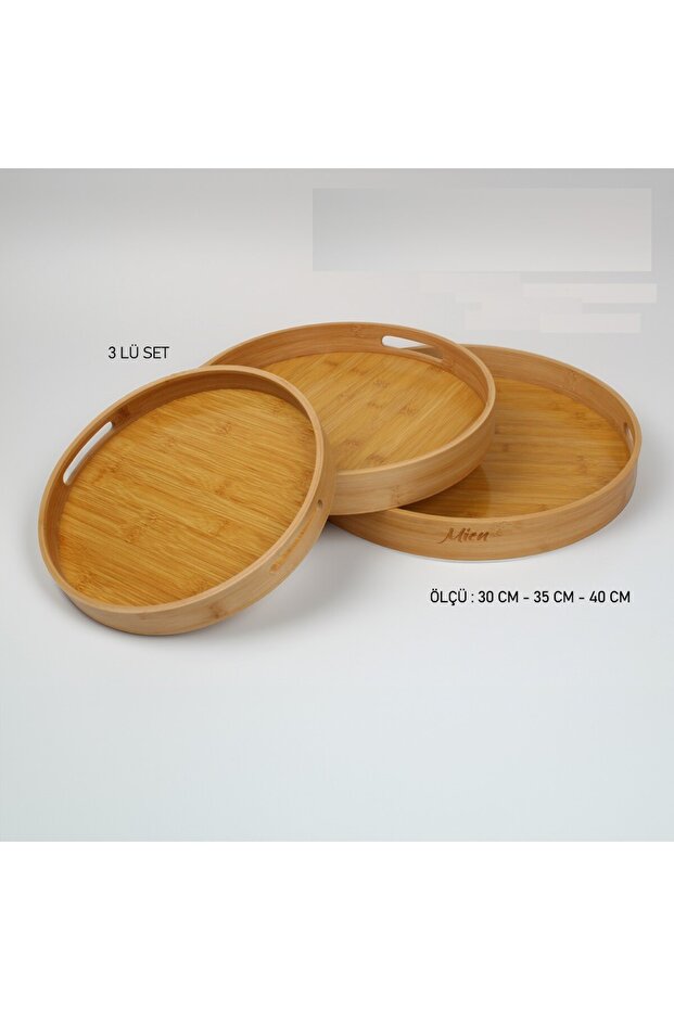 Bambu Tepsi 3 Lü - 7