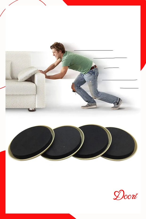 Furniture Washing Machine Table Cabinet Household Item Moving Slider Pad