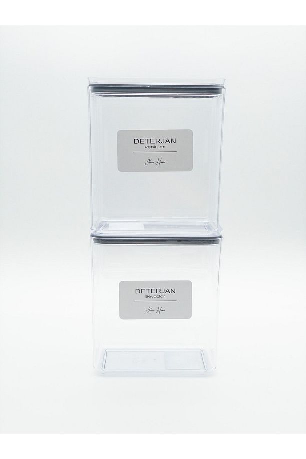 Deterjan Kavanozu/kutusu(beyazlar)-deterjan Kavanozu/kutusu(renkliler) 2600ml - 2