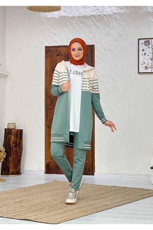 Camelya New Season Triple Tracksuit Set