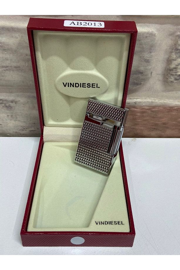 Marka Gümüş Gri Nokta Desenli Model Isme Özel Çakmak - 9