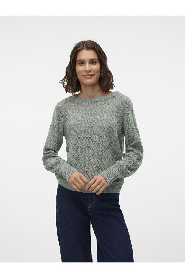 Strickpullover VMWAFFY Pullover - 1