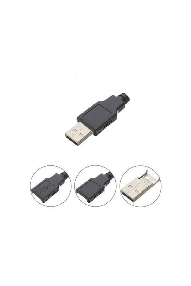 2 Adet 3 In 1tip A Erkek Usb Soket Bağlayıcı 4 Pin Fiş Lehim Tipi Bağlayıcı Tüm Projeler - 6
