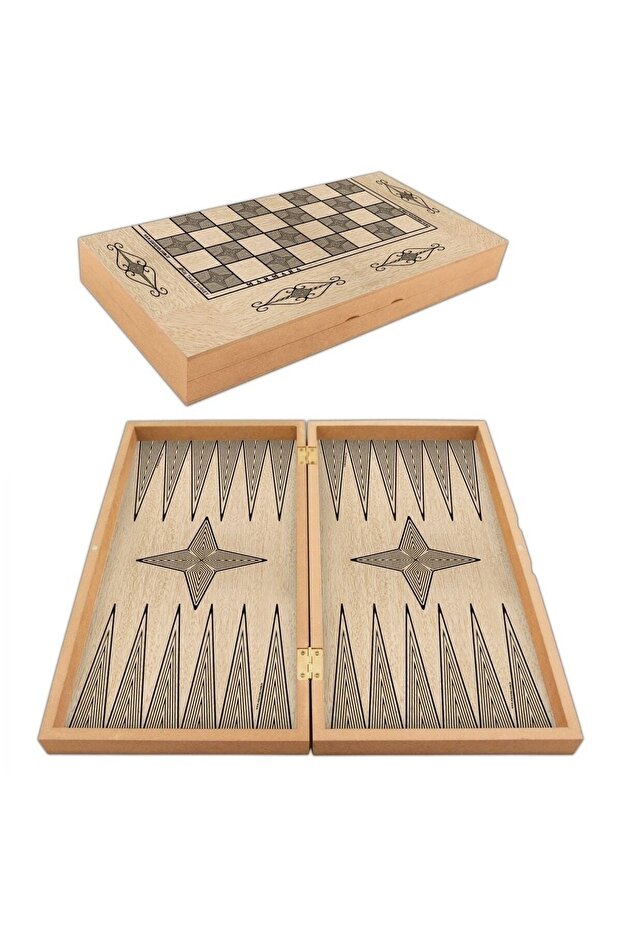 Burning Backgammon Large Size - Large Size Backgammon - Backgammon Set - 1