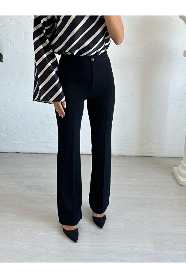 Palazzo Krep pantalone - 1