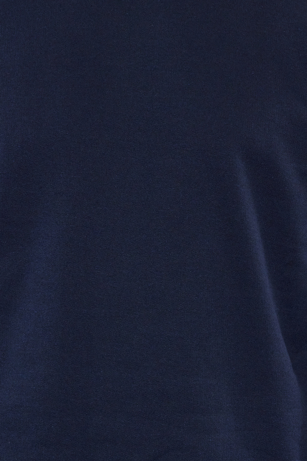 Lacivert Regular/Normal Kesim İçi Polar/Sıcak Tutan Sweatshirt TMNAW21SW1208 - 5