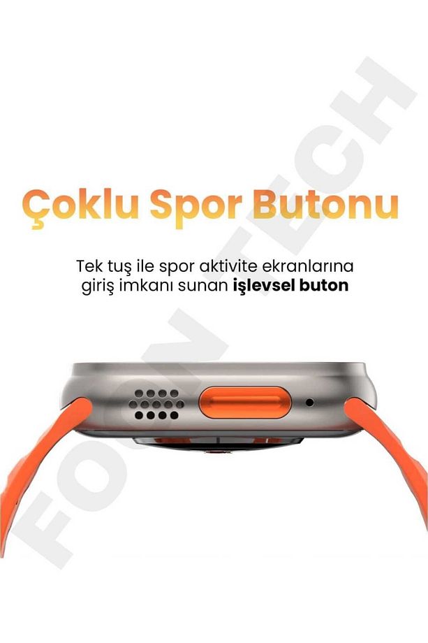 Watch 8 Akıllı Saat T800 Çift Kordonlu Ultra Akıllı Saat Ios Ve Andorid Uyumlu Smartwatch - 4