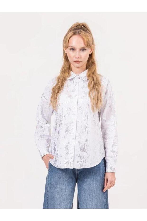 Devojka - Košulja Silver Leaf Poplin - 1