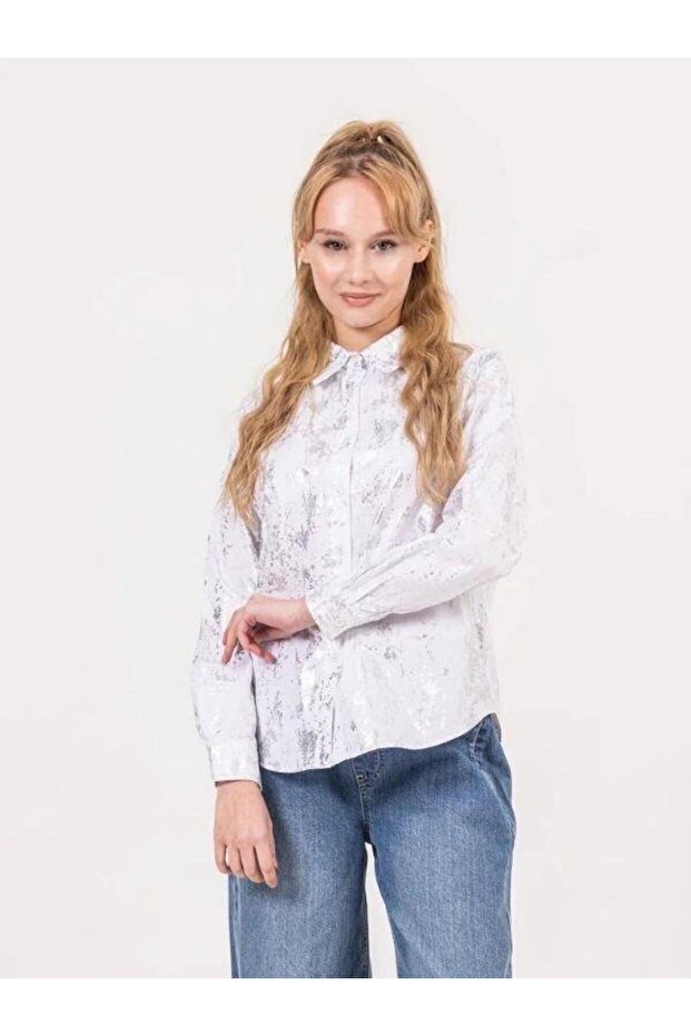 Devojka - Košulja Silver Leaf Poplin - 8