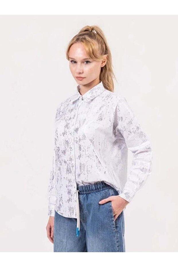 Devojka - Košulja Silver Leaf Poplin - 3