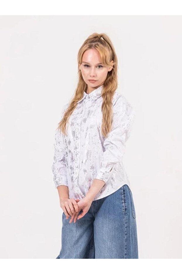 Devojka - Košulja Silver Leaf Poplin - 5
