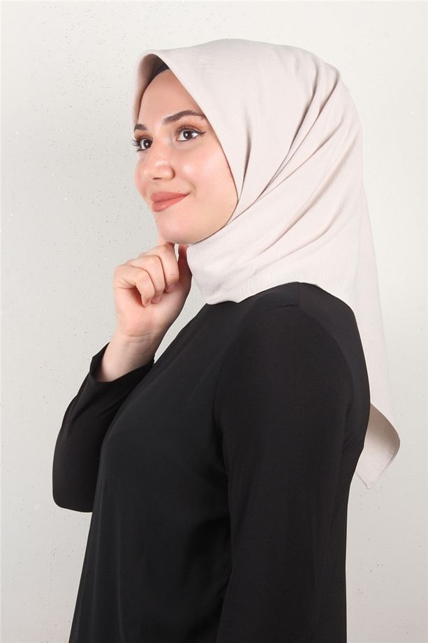 Alessa Pamuk Eşarp 2743-25 Bej - 3