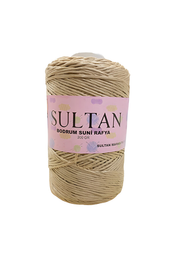 بودروم رافيا صناعية رافيا خيط الحياكة اليدوية 200 جرام - 1