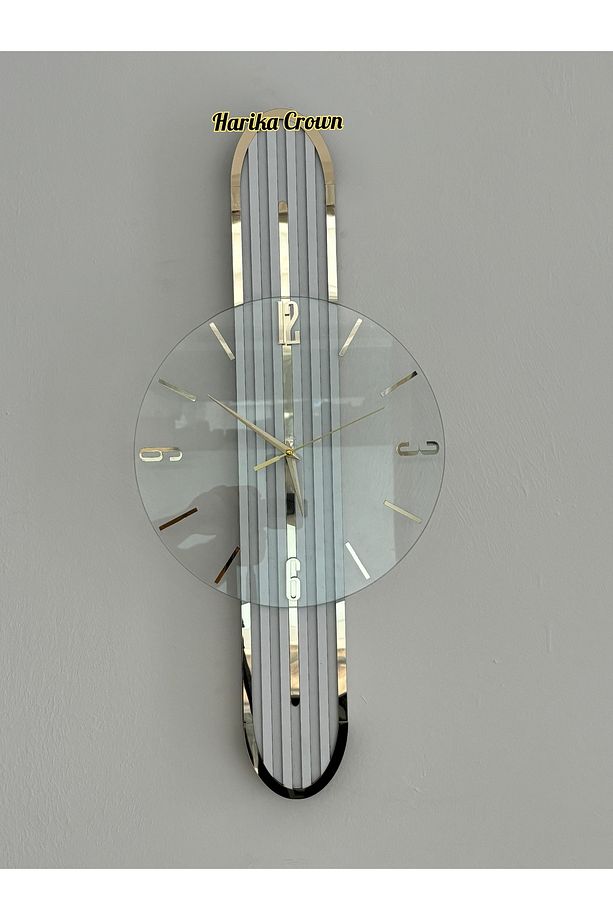 Modern Tasarımlı Ahşap Duvar Saati - Evinize Estetik Dokunuş (66 cm) - 5