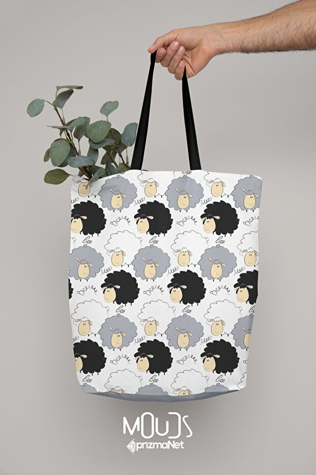 نسيج من جلد الغزال منقوش على شكل خروف دوللي - 155 سم Kms-70 - 6