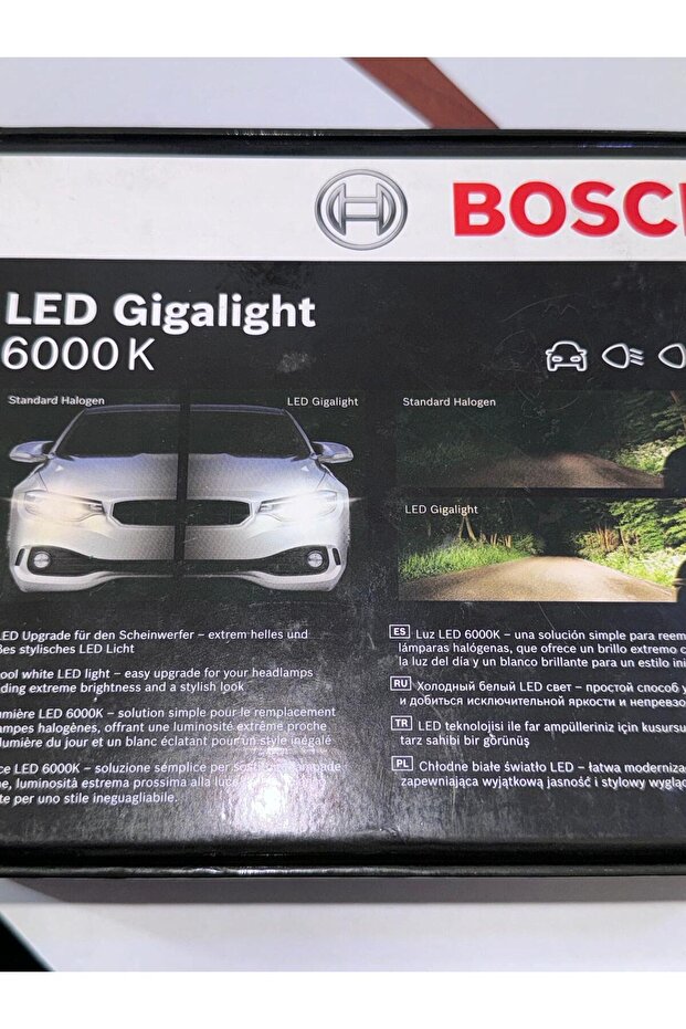 H4 Gigalight 6000K LED Xenon Far Ampulü CAN-BUS 12-24V - 6