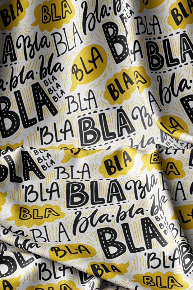 قماش مطبوع رقميًا بنمط Bla Bee، نسيج شبيه بالجلد السويدي، عرض 155 سم، Kms-72